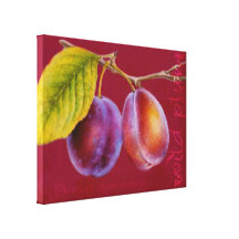 Prune sauvage - art de toile de domestica de Prunu Toiles Tendues