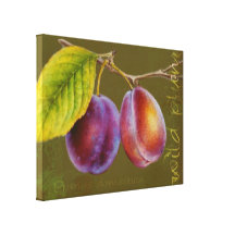 Prune sauvage - art de toile de domestica de Prunu Impression Sur Toile