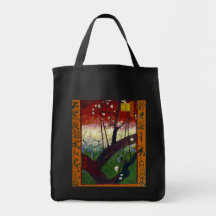 Prunier fleurissant (après Hiroshige) Van Gogh Sac