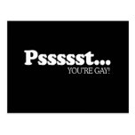 Pssst… U bent vrolijk Wens Kaart