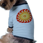 Psychedelisch Spiraalvormig Patroon: Vector Kunst: Dieren Tshirt