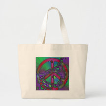 psychedelisch vredesteken tassen