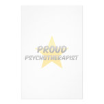 Psychothérapeute fier papier à lettre customisé