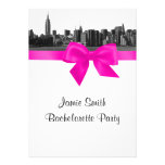 Pty large de Bachelorette de roses indien de BW gr invitations