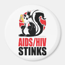Puanteurs d'AIDS/HIV Magnets Pour Réfrigérateur