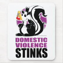 Puanteurs de violence familiale tapis de souris