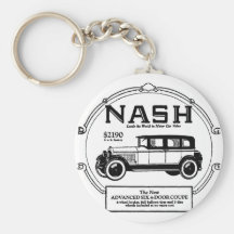 Publicité 1925 d'automobile de Nash Keychain Porte-clef