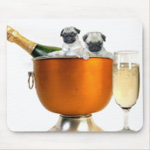 Pugs Mousepad van nieuwjaren Muis Mat