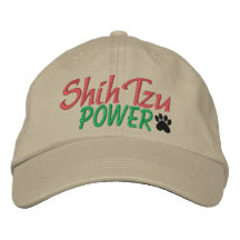 Puissance de Shih Tzu par SRF Chapeau Brodé