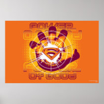 Puissance de Superman de bon Affiches