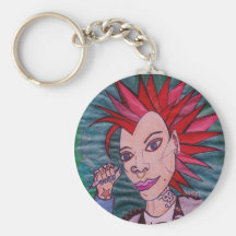 "Punk rock" Keychain Sleutel Hangers