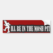 punk rock sticker bumpersticker