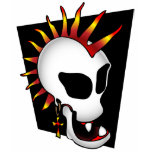 PUNK SKULL-2 T-SHIRTS
