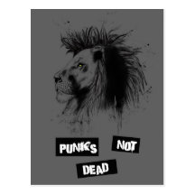 punks pas complètement carte postale