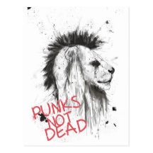 punks pas complètement carte postale