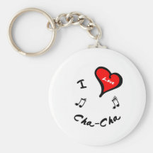 Punten cha-Cha - het Hart van I cha-Cha Sleutel Hanger