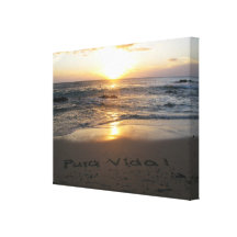 Pura Vida! Stretched Canvas Print