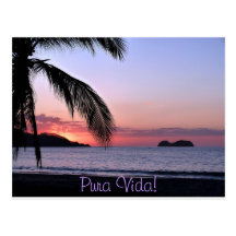 Pura Vida! Wenskaart
