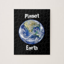 Puzzle de la terre de planète