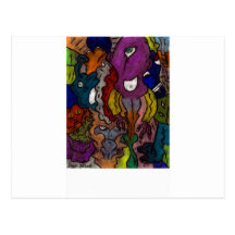 Puzzle graveleux d'Alein Carte Postale