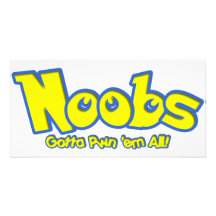 Pwn Noobs Photocarte Personnalisée