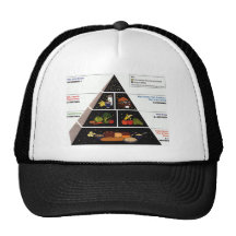 Pyramide alimentaire casquette