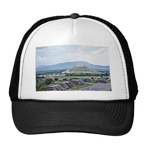Pyramide de The Sun, complexe de Teotihuacan Casquettes