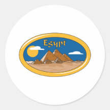 Pyramide en Egypte Autocollants