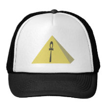 Pyramide pyramid ankh anch casquette