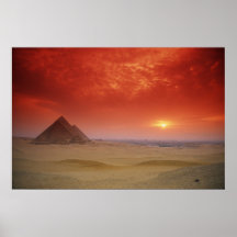 Pyramides de l'Egypte par le Stargate Posters