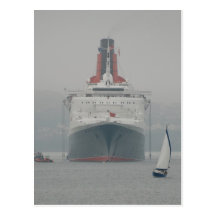 QE2 op de Forth Wenskaart