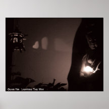 Quan Yin die de Manier aansteken Print