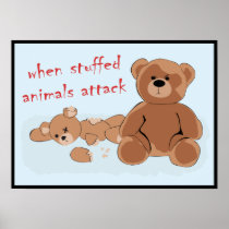 quand attaque de peluches posters