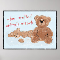 quand attaque de peluches posters