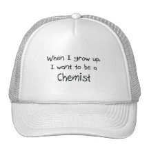 Quand je me grandis voulez être un chimiste casquette