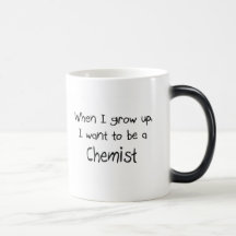 Quand je me grandis voulez être un chimiste tasse à café