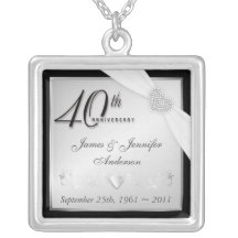 quarantième Pendentif commémoratif d'anniversaire