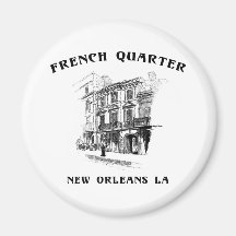 Quartier français la Nouvelle-Orléans Aimants