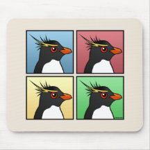 Quatre couleur Rockhopper Tapis De Souris