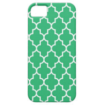 Quatrefoil vert pomme coque Case-Mate iPhone 5