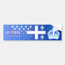 Québec. La Nouvelle-France Adhésif Pour Voiture