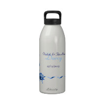 Quelque chose rubans bleus et bouteille de liberté