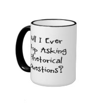 Questions rhétoriques tasse