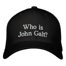 Qui est John Galt ? Chapeau Chapeaux Brodés