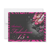 Quinceañera fabuleux ! invitations