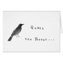Quoth Raven - carte de voeux humoristique