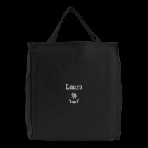 R.N. Het Monogram van de trots+personaliseer naam! geborduurde tassen