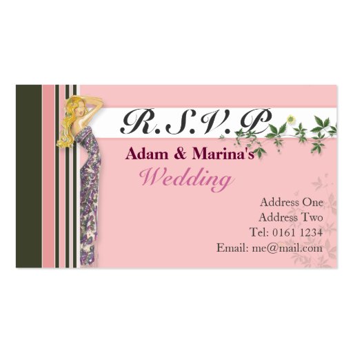 R.S.V.P [sexy] - customisé Cartes De Visite Personnelles