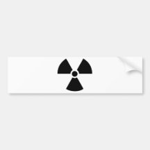radioactif autocollants pour voiture