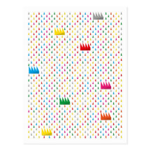 Rain of colors cartes postales
